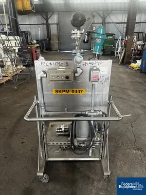 N/A 65 Liter Midway Machine Tech Agitated Receiver Tank, Hastelloy C276