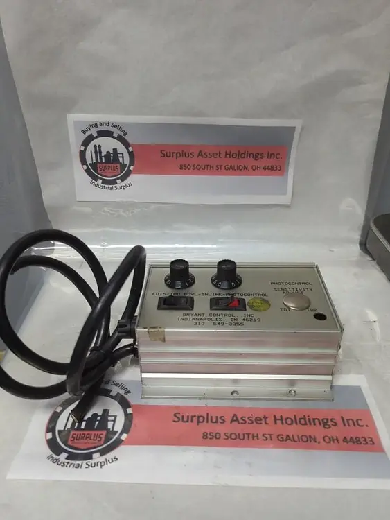 Used BRYANT CONTROL ED15-100 Industrial Controls | Surplus Asset Holdings #1220825