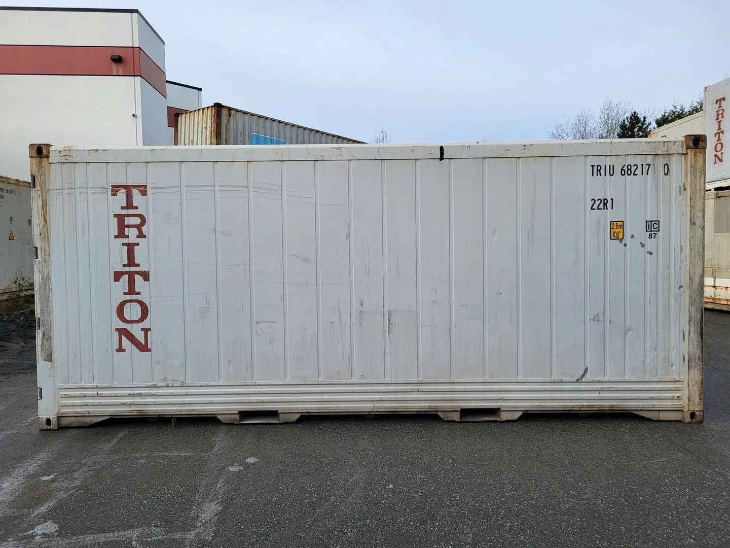 20 ft Working Refrigerated Shipping Container - TRIU6821710