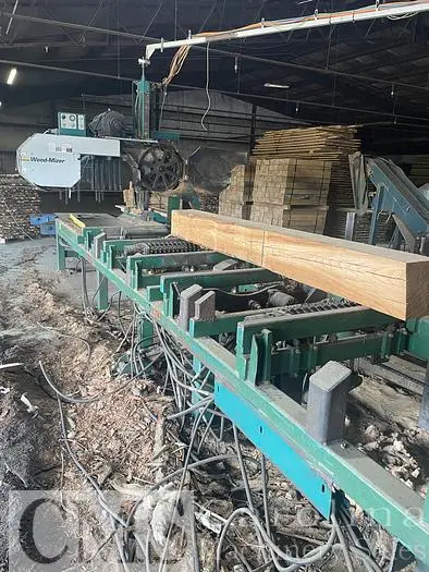 Used WOOD-MIZER WM 4000 SAWMILL Conveyors | CAROLINA MACHINERY SALES #422365