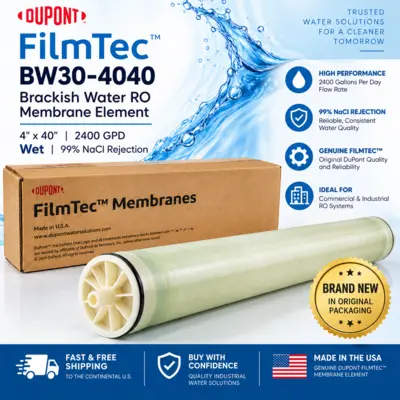 New | in-Stock FilmTec BW30-4040 WET Water Treatment Equipment | American Industrial Supply Co. #1544331