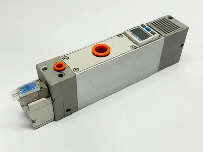 NZL112-K15MZ-DPL | SMC  Multi-Stage Vacuum Ejector w/ 2x SYJ514-5MOZ - Used