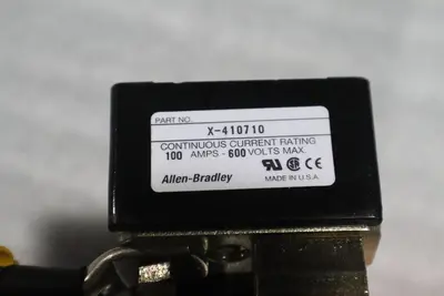 Allen Bradley 1494R-N100/ 40023-418-01/ X-410710 3 Pole Disconnect Switch #5333