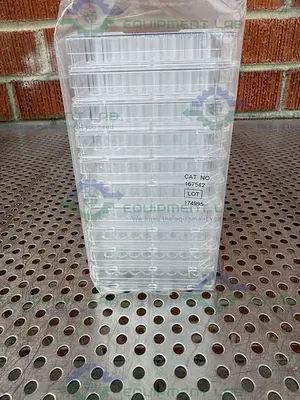 NEW BOX OF 160 - THERMO 167542 NUNCLON DELTA-TREATED, FLAT-BOTTOM MICROPLATE 96-WELL