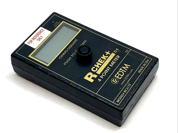 Used EDTM R-CHEK+ SURFACE RESISTIVITY 4 POINT METER MISSING CONTACT PROBE Misc Industrial Equipment | Maverick Industrial Sales #1099891