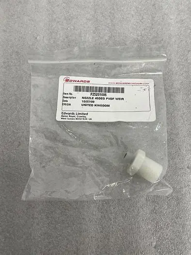 EDWARDS F25201006 NOZZLE 45DEG PVDF WEIR