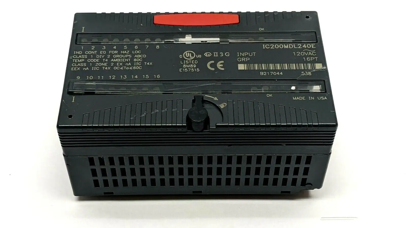 IC200MDL240E | GE Fanuc  16 Point Input Module - For parts or not working
