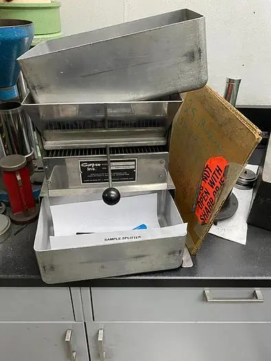 Used CARPCO SS 02-6 SAMPLE SPLITTER Miscellaneous Laboratory Equipment | World Equipment and Machine Sales #394802