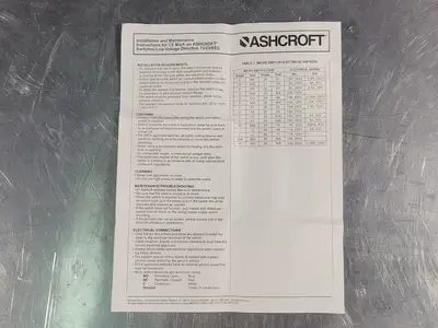 New | in-Stock ASHCROFT XBXC4FS Switchgears British Columbia CA | Lenmark #243141