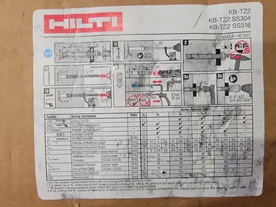 NEW HILTI KB-TZ2