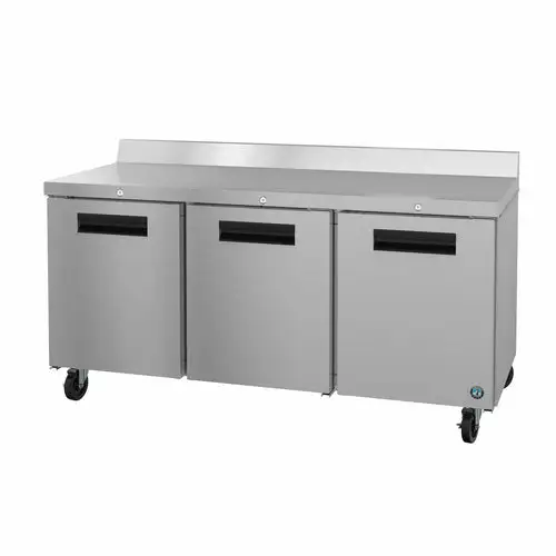 Hoshizaki WR72B-01 72" W Worktop Refrigerator w/ (3) Sections & (3) Doors, 115v