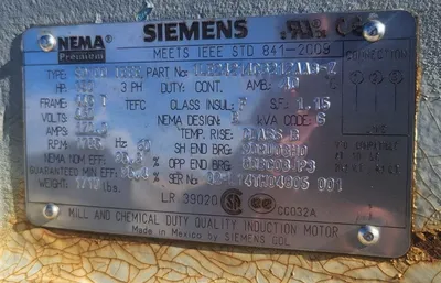 USED SIEMENS 150 HP