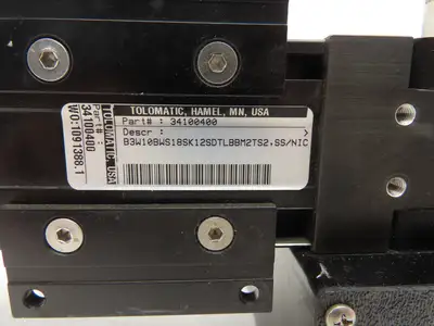 Tol-O-Matic B3W Linear Actuator Size 10 Belt Drive Rodless 12" Stroke Travel