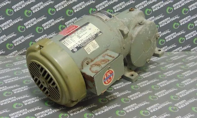 1/3 HP US Motors E178 Geared Motor 230/460V E438/T11T241R207F 1145-20 RPM Used
