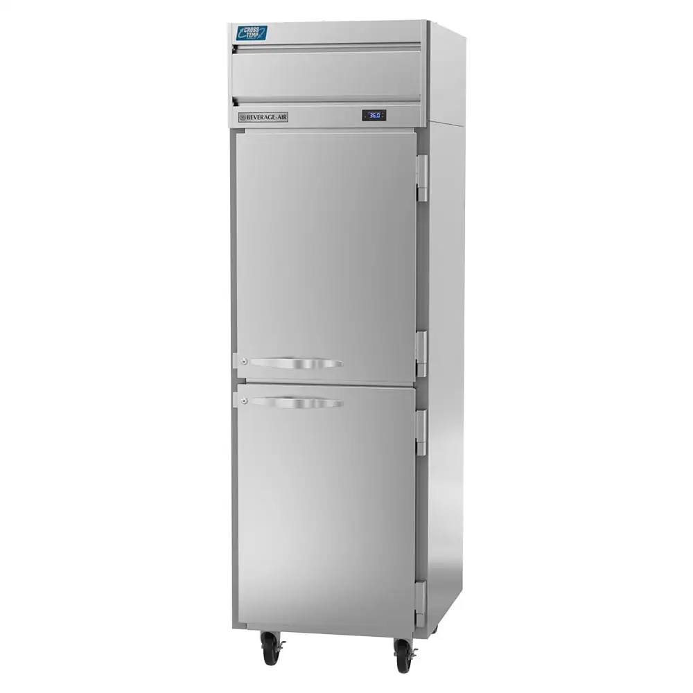 Beverage-Air CT1HC-1HS 26" One Section Reach In Refrigerator Freezer, (2) Right Hinge Solid Doors, 115v