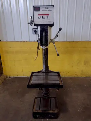 20" JET MODEL #J-2223VS VARIABLE SPEED SINGLE SPINDLE DRILL: STOCK #16689