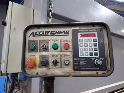 Used 2001 ACCURPRESS 862512 Power Squaring Shears (Inch) Ohio US | HGR 24 #901074
