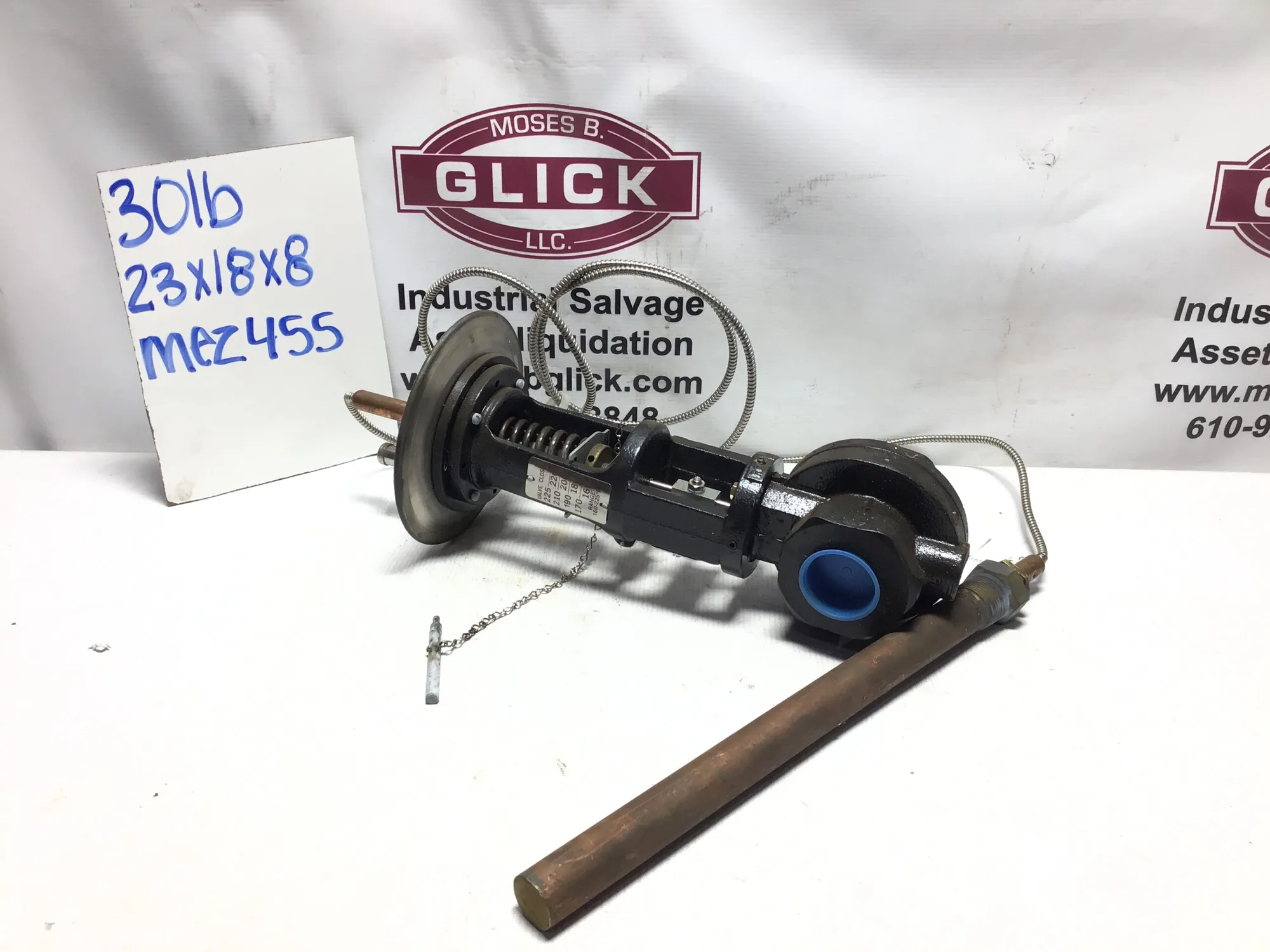 USED JORDAN VALVE SLIDING GATE VALVES 801