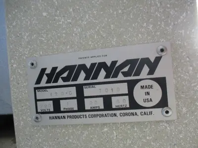 Used HANNAN 320-C Wrapping Machines California US | TNT Industrial #1321839