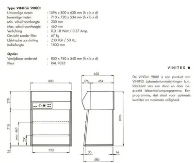 USED VINTAIR 9000 EXTRACTION UNIT