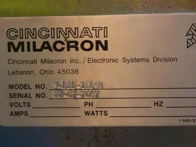 USED CINCINNATI MILACRON 3-424-1849A