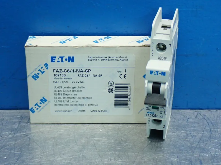 New | in-Stock EATON FAZC6/1NASP Circuit Breakers Ohio US | HGR 24 #801962