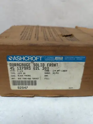 New | in-Stock ASHCROFT 45 1279AS Misc Electrical & Power Parts Ohio US | Surplus Asset Holdings #1238176