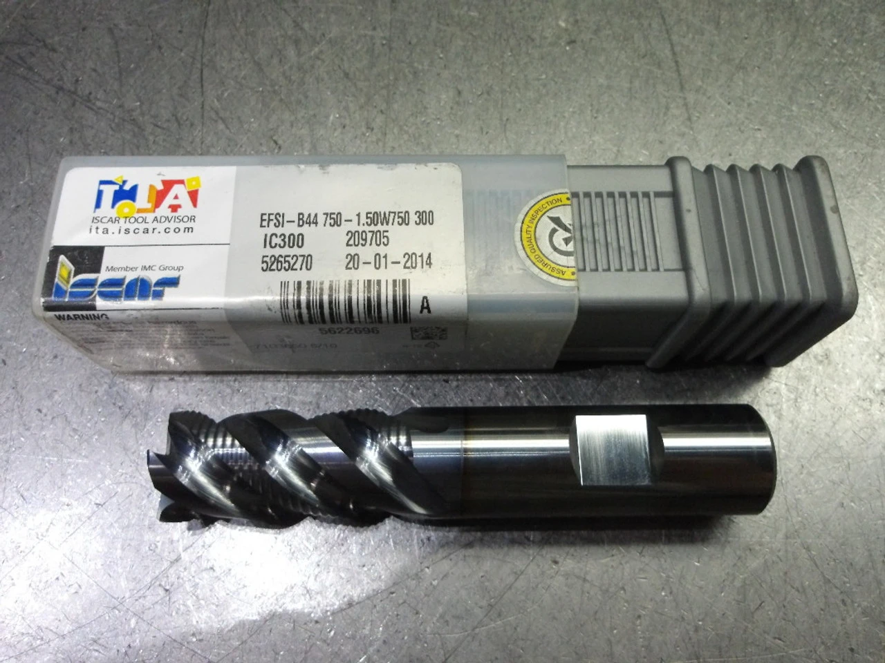 Iscar Finishred 3/4" 4 Flute Carbide Endmill EFSI-B44 750-1.50W750 300 (LOC2598A)