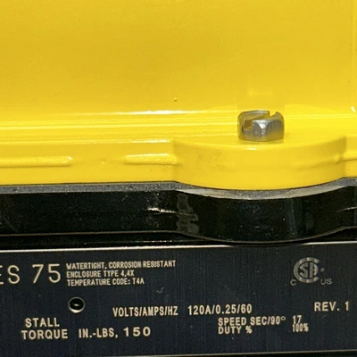 Flowserve Series 75 10P755WD2120A C0168 Actuator NNB Or Manual + Warranty