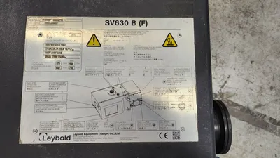 2017 LEYBOLD SOGEVAC SV630 B (F) Miscellaneous | Tekmart International Inc. (17)