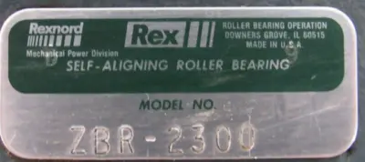 NEW REXNORD ZBR-2300 FLANGE BEARING 3" BORE ZBR2300