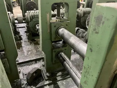 10 & 12 STAND X 2" BRADBURY SIDE BY SIDE U JOINT DRIVE ROLLFORMER: YOBRO #24947