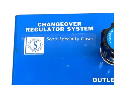 Used Scott Specialty Gases Changeover Regulator System w/ Hoses Regulators Michigan US | Maverick Industrial Sales #1397684