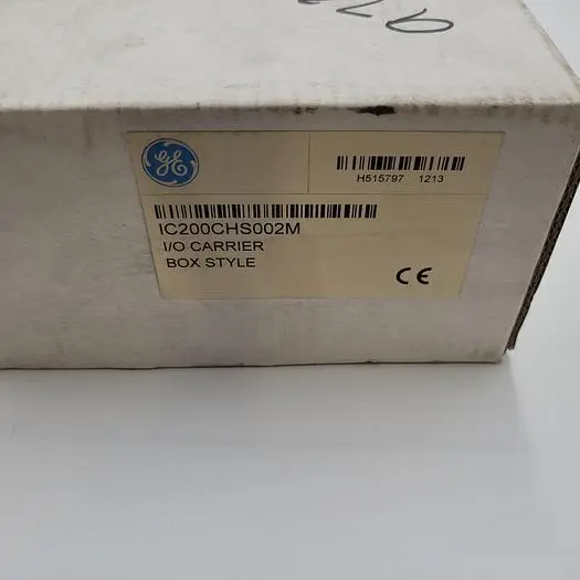 New | in-Stock GE FANUC GE FANUC - IC200CHS002M I/O CARRIER BOX STYLE SEALED IN ORIGINAL BOX PLC Input & Output | ND Industrial Surplus #1221780