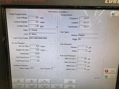 Used 2007 KOIKE ARONSON MASTERGRAPH MGM2500 Plasma Cutters Illinois US | Machinery Marketing International #1340280