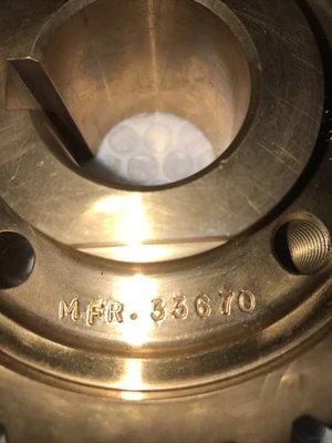 *New Worm Gear 458D885P4  4.579 Mfr.33670 Brass #