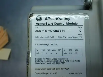 USED ALLENBRADLEY 280DFN10C