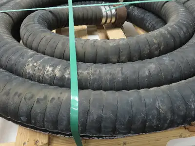 Jason 4470 Dry Bulk Material Suction Hose 3" ID x 48' Gum Rubber 75 PSI