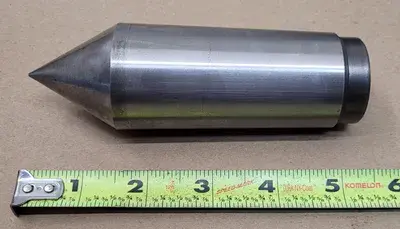 DEAD CENTER 5MT, 5-1/2IN OAL TAPERED SHANK, MORSE TAPER SIZE 5, COMES WITH SLEEVE