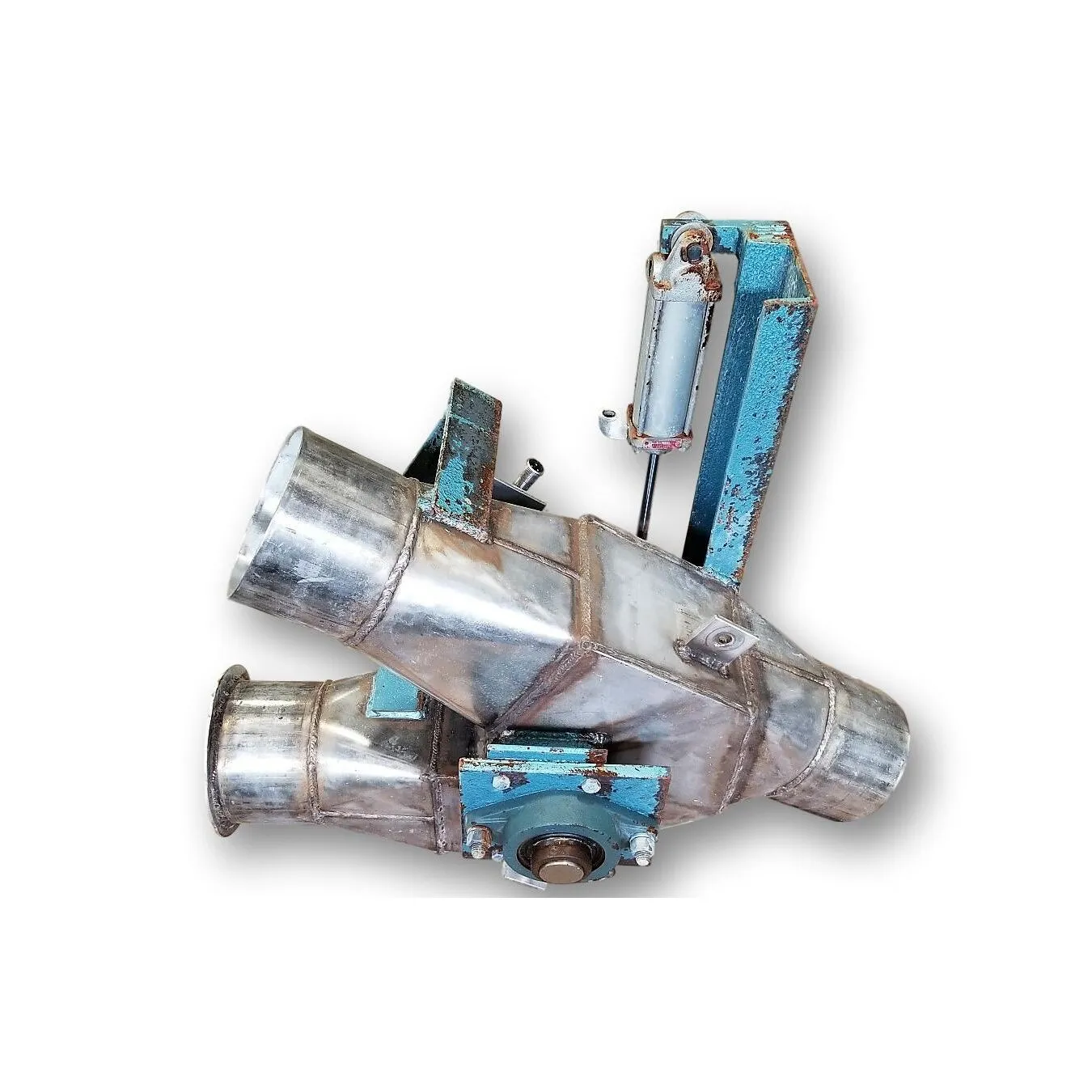 Used 6" Stainless Steel Dry Bulk Diverter Valve