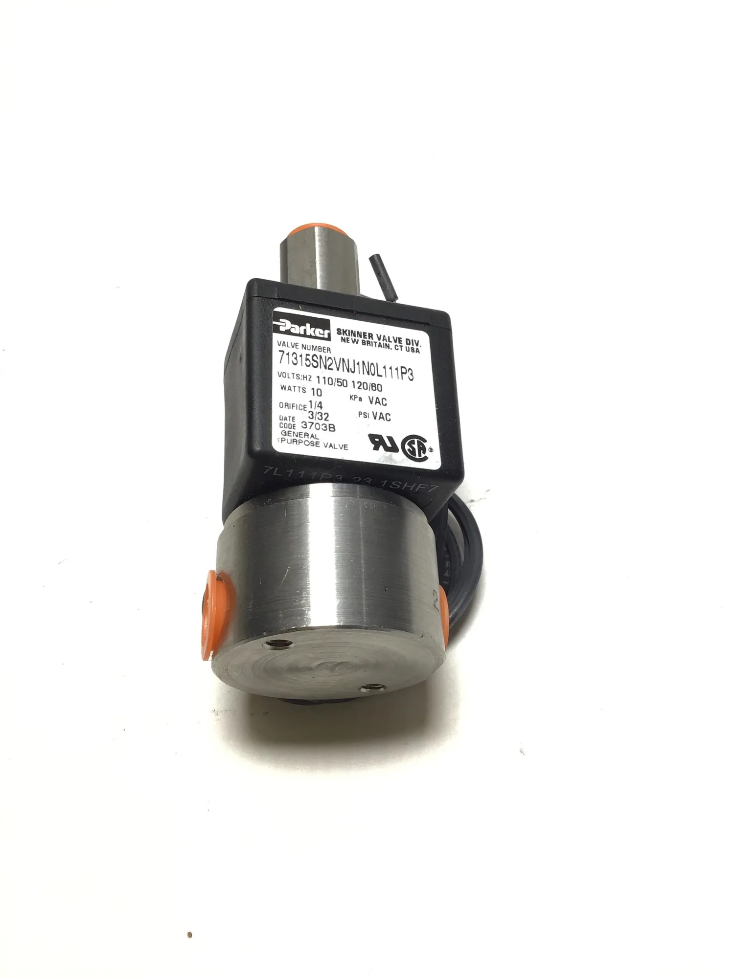 Parker 71315SN2VNJ1N0L111P3 General Purpose Skinner Valve