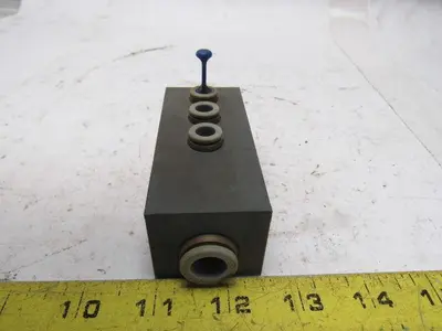 AVS Romer V 43-0077-12.ZF Composite Pneumatic Manifold Block From a L3030 Laser