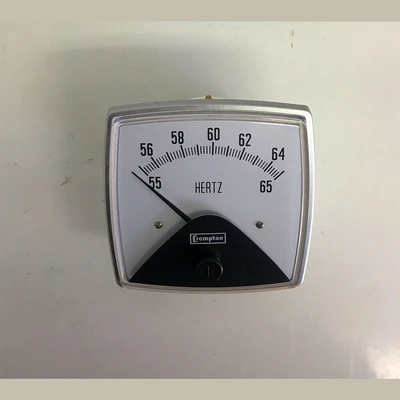 Crompton 55-65 Hertz Analog Meter