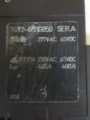 USED ALLEN BRADLEY 1492-GS1G050 SER A