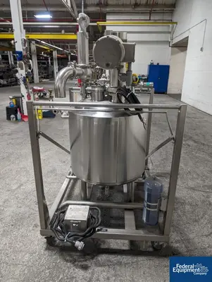 USED ITT 40 Gal Holloway Reactor, 316L S/S, 15/100#