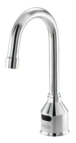 Krowne 16-649 Deck Mount Electronic Faucet - Single Hole, Gooseneck Spout, Battery Operated