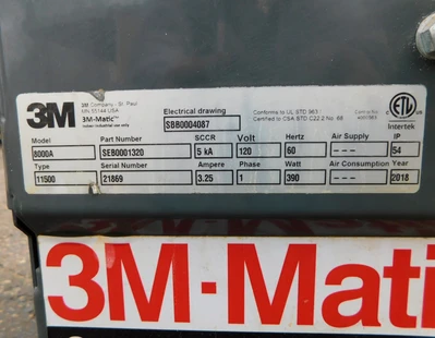 USED 3 M CASE SEALER 89000 A