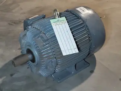 15 hp, 575 volts, 3525 rpm, 254T Electric Motor