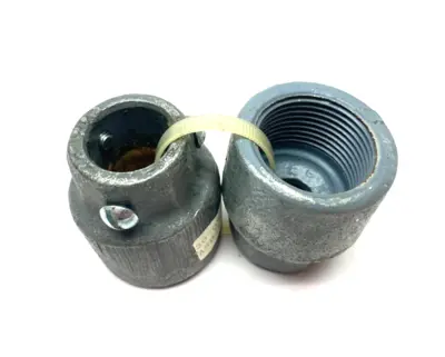 USED O-Z/GEDNEY WEATHERPROOF PULL BOX END FITTING SET 1/2" INCH
