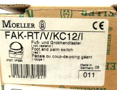 NEW MOELLER FAK-RT/V/KC12/I EMERGENCY STOP FAKRTVKC12I